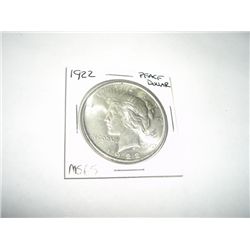 1922 Peace Silver Dollar *VERY RARE MS-65 HIGH GRADE*!!