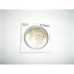 1921 Morgan SILVER Dollar - NICE COIN *PLEASE LOOK AT PICTURE TO DETERMINE GRADE - COIN OUT OF SAFE 