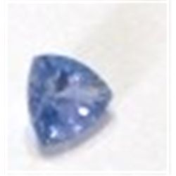 .55 ct Over 1/2 Carat Natural Tanzanite Trillion Cut & Faceted!! Tanzanite is only found in Tanzania