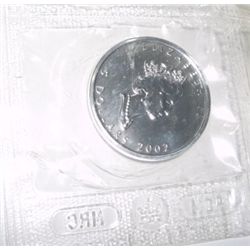 2002 Canadian $5 SILVER Maple Leaf .9999 1oz *PROOF - .9999 FINEST SILVER IN THE WORLD* Ebay Selling