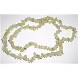 Australian Natural *PREHNITE* Necklace Approx 24 Inches!!