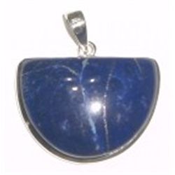 LAPIS Large Pendant set in Solid Sterling Silver *STAMPED .925* Mounting!! Total weight of Pendant w