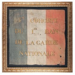 Highly Scarce Flag for the 85th Cohort of Napoleon's French National Guard