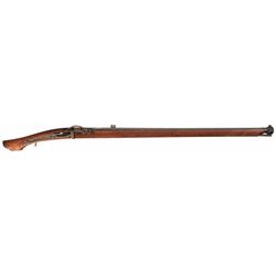 Japanese Matchlock Rifle with Silver Inlay