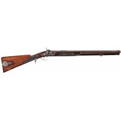 Extraordinary Exhibition Engraved W.& C. Scott Jacob Percussion Rifle Made for The 1862 Internationa