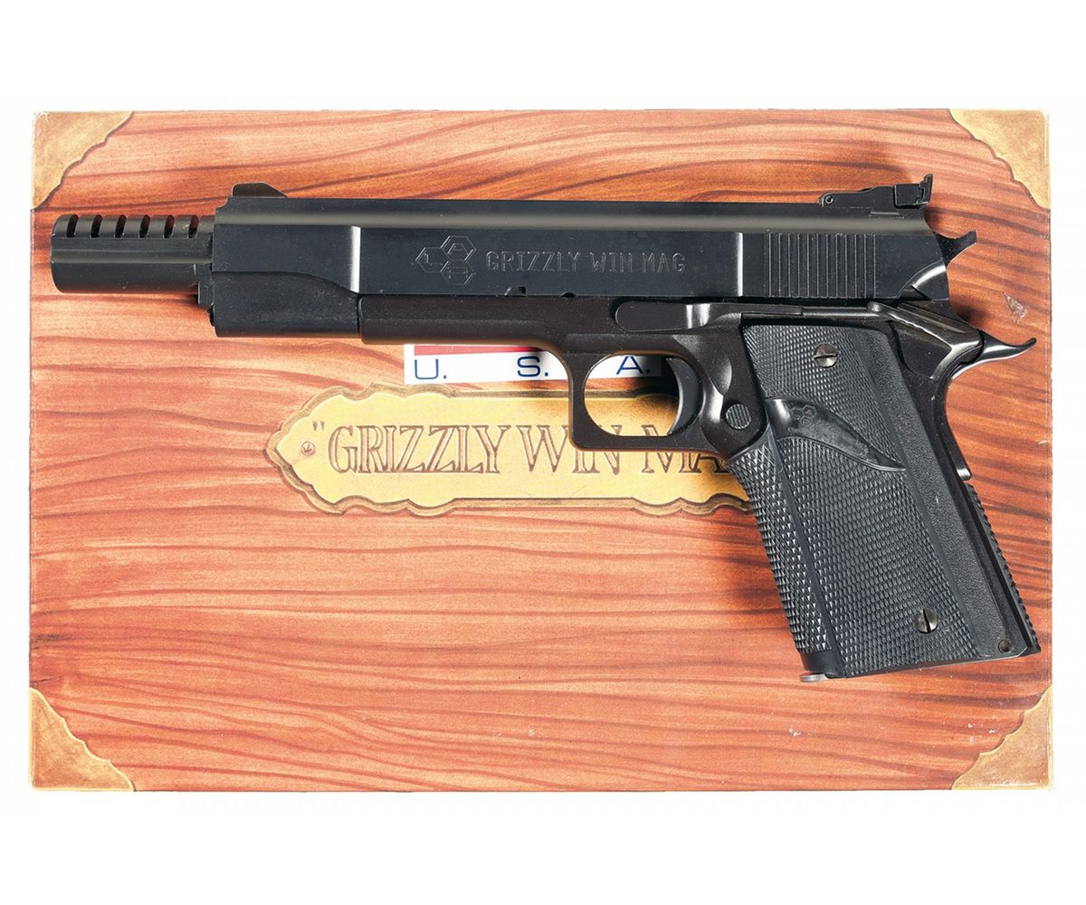 LAR Grizzly Win Mag Mark I Semi-Automatic Pistol with Box