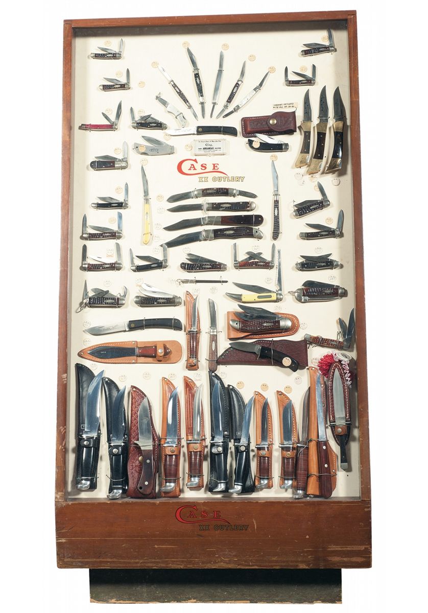 Very Large Case XX Cutlery Store Display, Containing FiftySeven (57