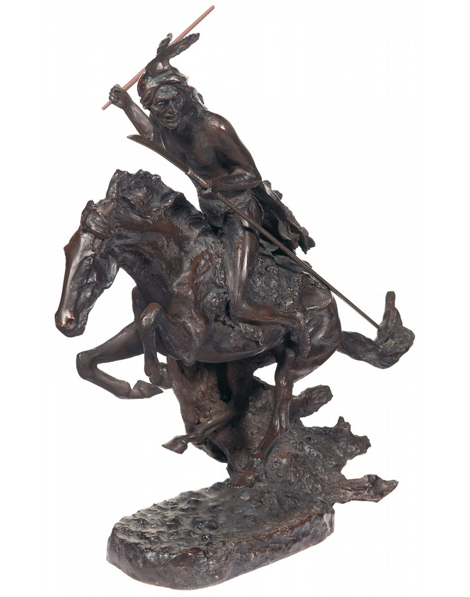 Frederic Remington's "Cheyenne" Bronze Statue