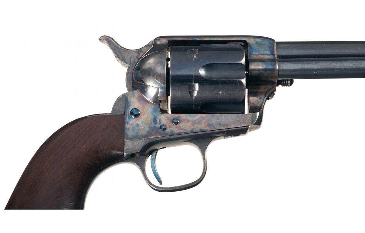 The Finest Known Documented 1880 Production Colt Cavalry Model Single ...