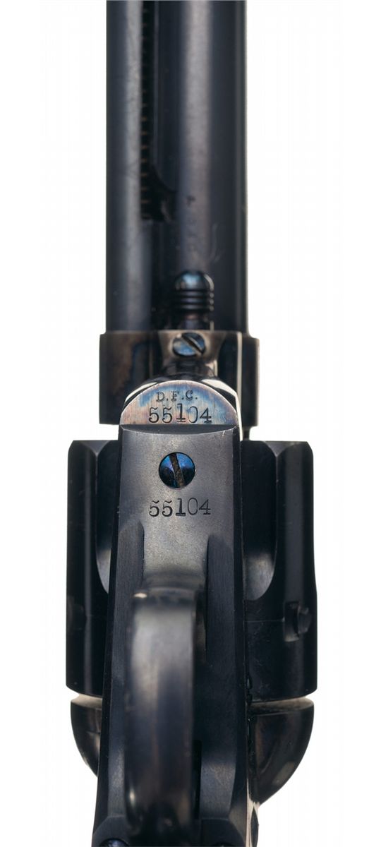 The Finest Known Documented 1880 Production Colt Cavalry Model Single ...