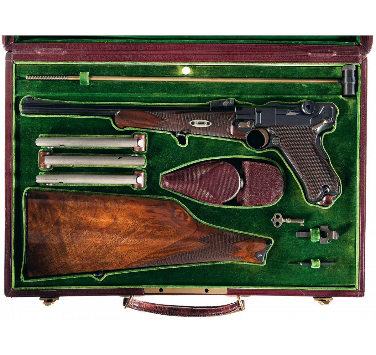 Historic and Extremely Important Cased Model 1902 Georg Luger DWM Semi ...