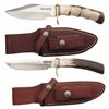 Image 1 : Two Randall Stag Handle Knives with Sheaths