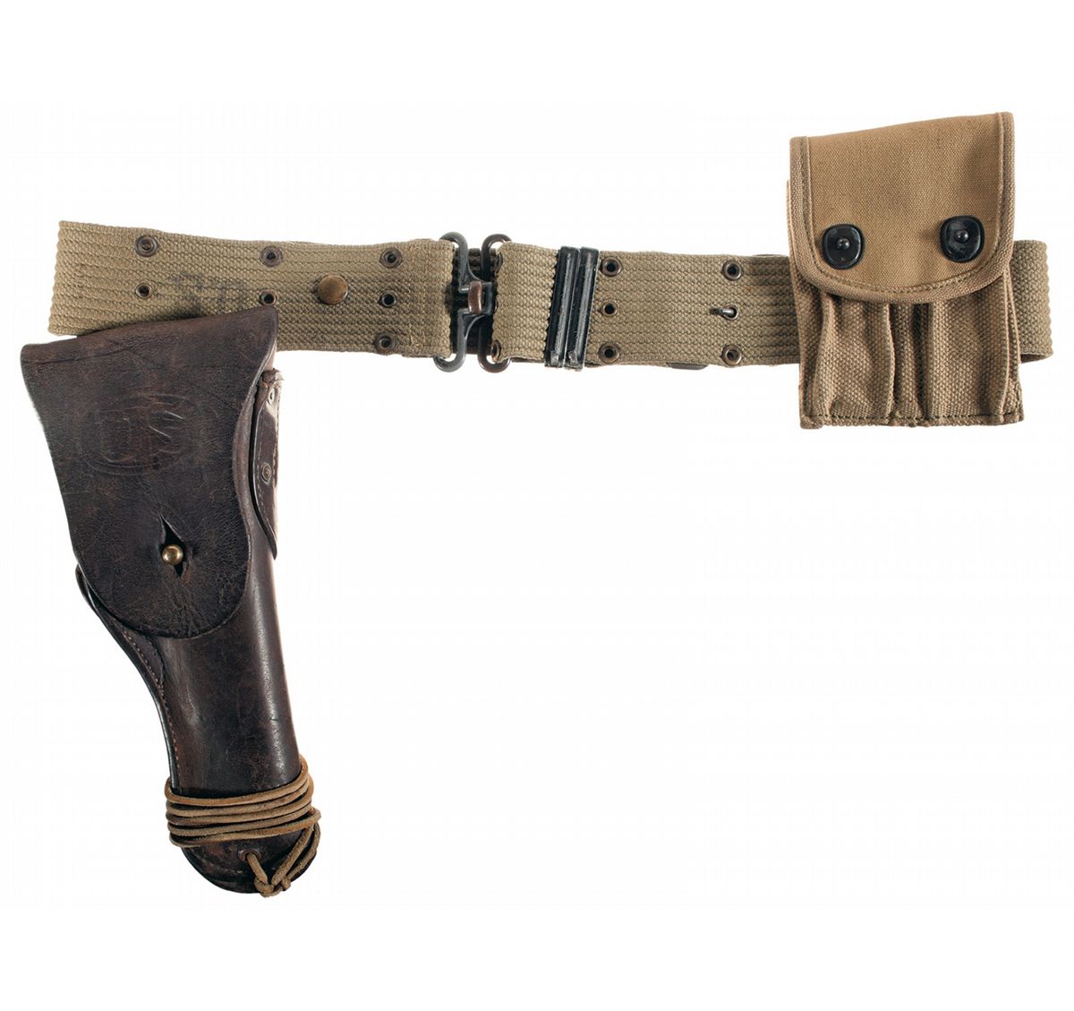 WWII U.S. Ithaca Model 1911A1 SemiAutomatic Pistol with Holster