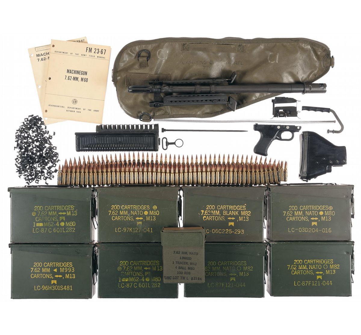 Complete Springfield Armory SA-1 (M60 Style) Semi-Automatic Rifle Rig ...