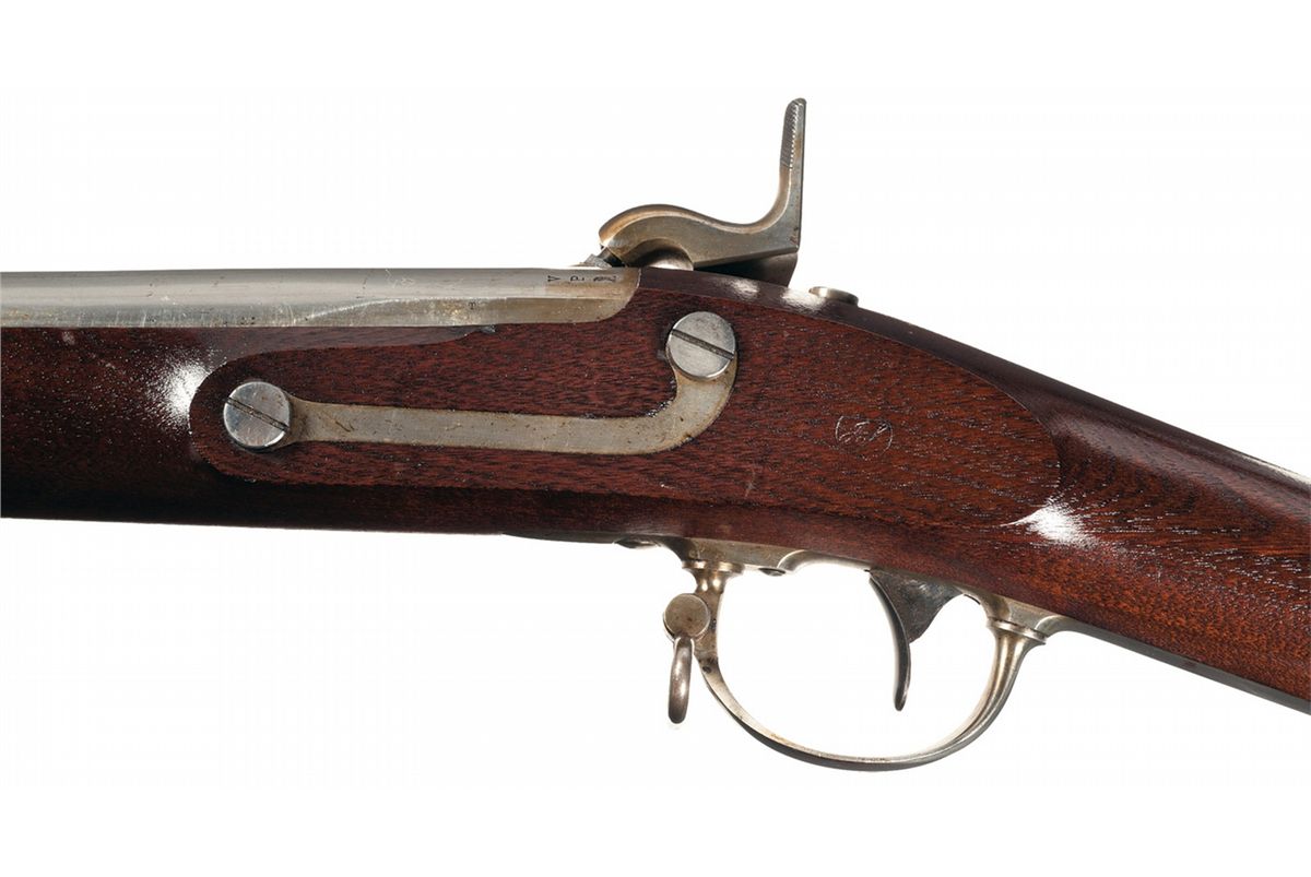 Springield 1842 Exceptional, Un-issued U.S. Springfield Armory Model 1842 Percussion Musket