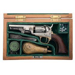 Custom Cased Colt Model 1851 London Navy Revolver