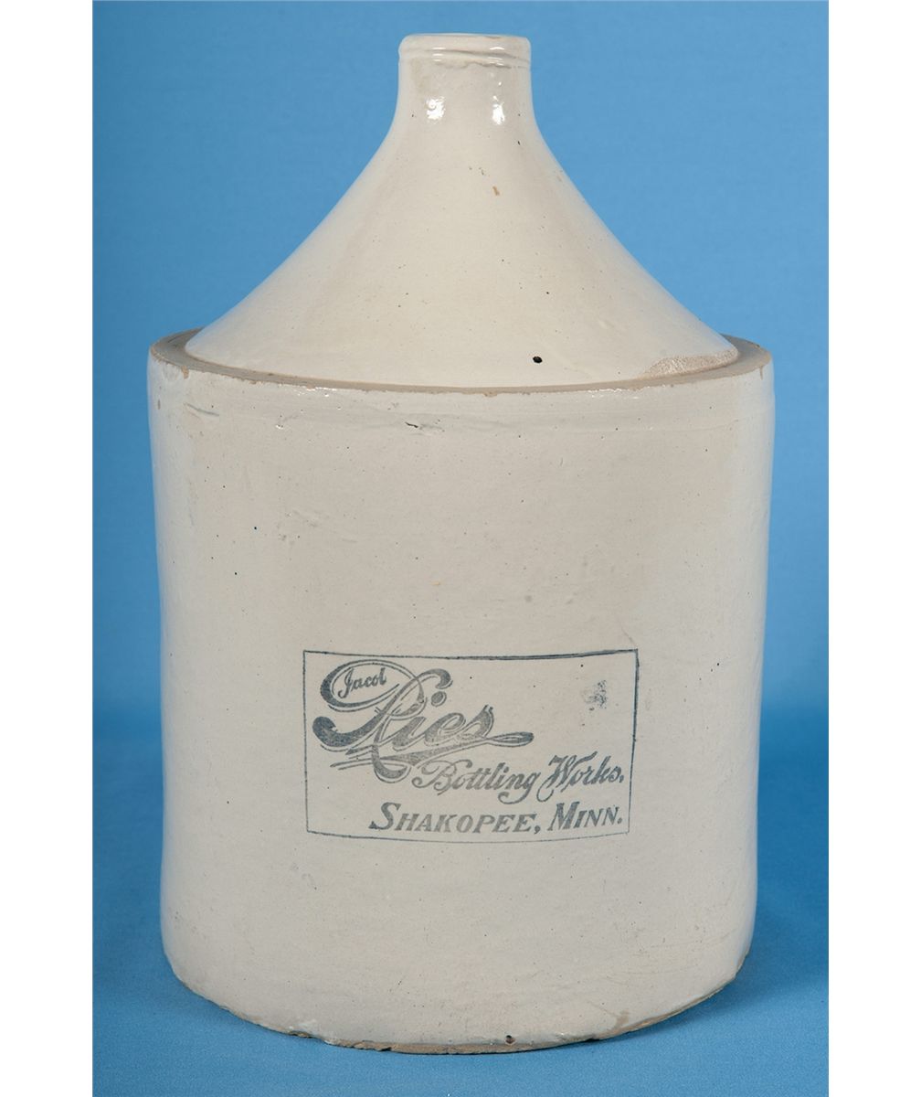 Rare Minnesota Stoneware Marked Jug, with Shakopee, Minnesota
