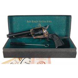 Excellent Early Second Generation Colt Single Action Army Revolver with Original Box
