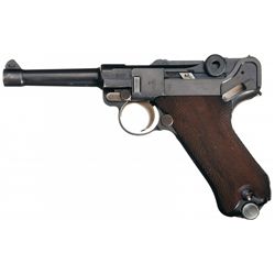 Exceptional Pre-War Mauser Persian Contract Luger Rig with Original Holster Rig
