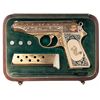Image 1 : Outstanding Factory Cased Gold Plated and Relief Engraved SA Presentation Walther Model PP Pistol At
