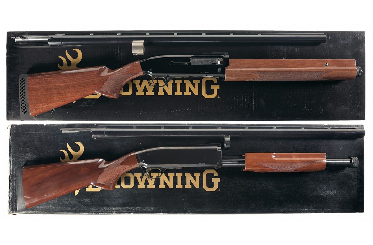 Two Boxed Browning 10 Gauge Shotguns