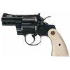 Image 1 : Colt Python Double Action Revolver with Ivory Grips