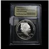 Image 1 : 1990-p Eisenhower Centennial Proof Commemorative Silver Dollar graded PR70 DCAM