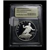 Image 1 : 1997-s Jackie Robinson Commemorative Proof Silver Dollar Graded PR70 DCAM