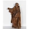 Image 2 : Monk, Hand-Carved Wood Sculpture