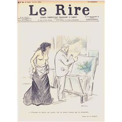 Jean-Louis Forain, Le Rire, No. 84, 10 Page Newsprint Magazine