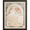 Image 1 : Alphonse Mucha, Lovely Protector, Lithograph Poster