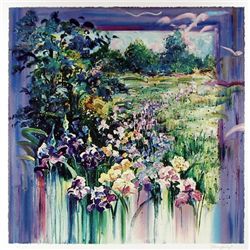 Rebecca Hardin, Iris Meadows, Serigraph