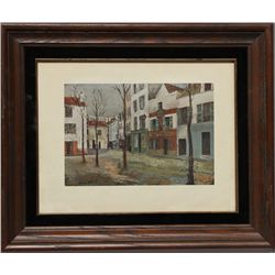 Maurice Utrillo, Street Scene, Poster