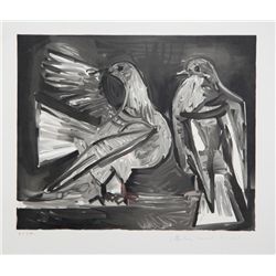 Pablo Picasso, Deux Pigeons, Lithograph