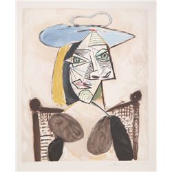 Pablo Picasso, Femme au Fauteuil Canne, Lithograph