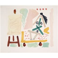 Pablo Picasso, Le Modele dans l'Atelier, Lithograph