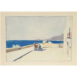 Elizabeth Chopard, Pensicola - Espagne, Watercolor