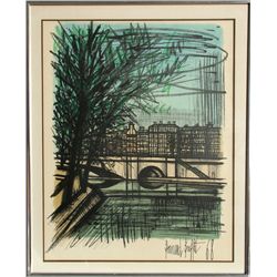 Bernard Buffet, La Seine, Lithograph