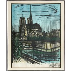 Bernard Buffet, Notre Dame, Lithograph