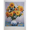 Image 1 : Marcel Dyf, Tournesols a Tapis Blue, Poster