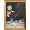 Image 1 : F. Weber, Still Life with Flowers, Oil Painting