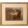 Image 1 : Bruce North, Nude in the Half Shadows, Pastel Drawing
