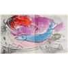 Image 1 : Marc Chagall, Le Poisson Bleu, Lithograph