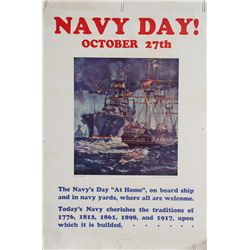 Navy Day, Arthur Beaumont, Poster