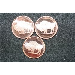 2011 Copper Round, .999 Fine 1 Oz.