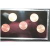 Image 2 : 2004-P US State Quarter Commerative Gold Edition Set, 24K Gold Layered, BU