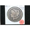 Image 1 : 1893-CC Silver Morgan $1, V.K. Carved Initials