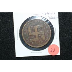 Dietch's Clothing Trade Token, Topeka KS,  "Nazi Coin"