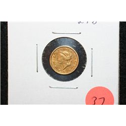 1854 Liberty $1 Gold Coin