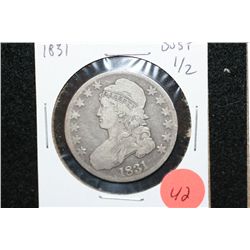 1831 Liberty Bust Half Dollar